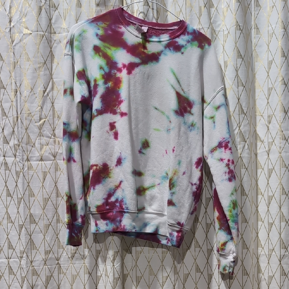Colorful Tie-Dye Women's Sweater